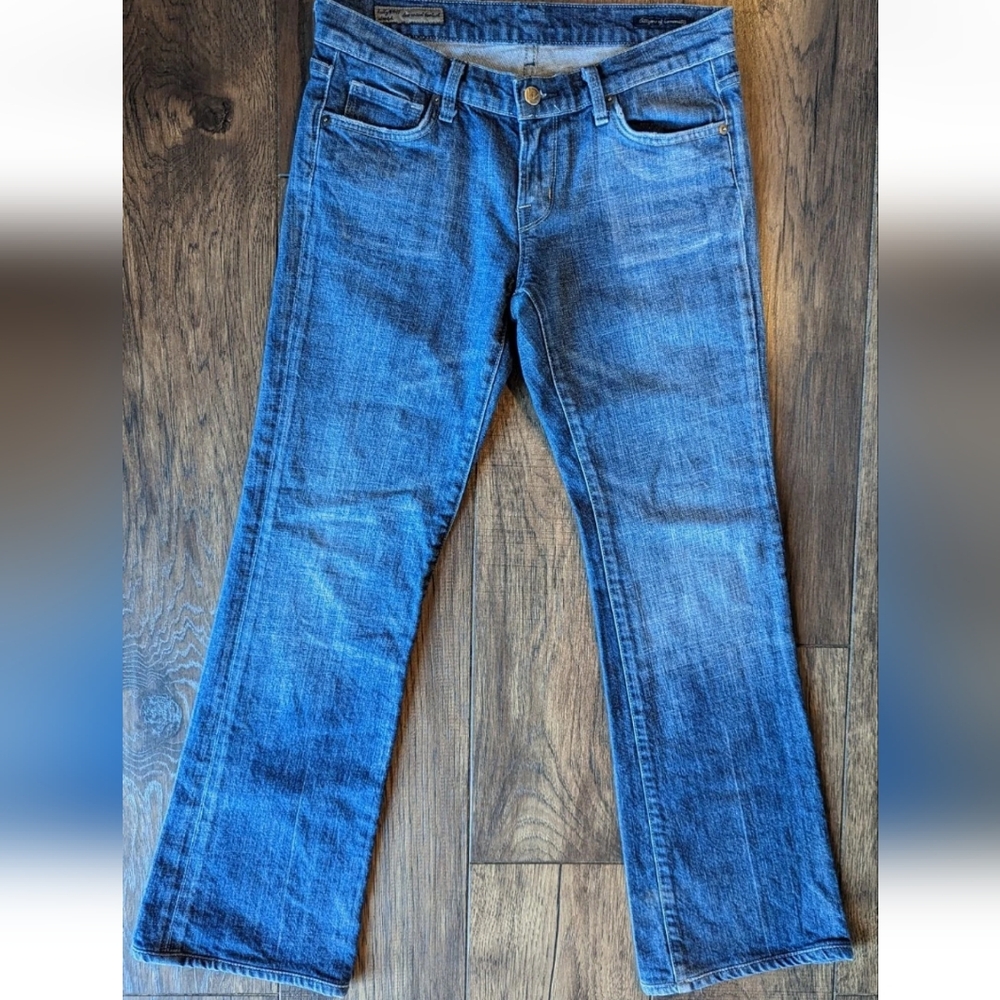 Citizens of Humanity Kelly #001 Low Waist Bootcut Medium Blue Wash Size 28x30.